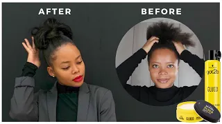 HOW TO: Sleek high ponytail using the Got2b Spiking Wax