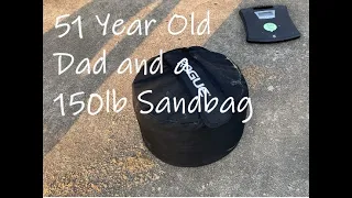 51 Year Old Dad buys a 150lb Rogue Sandbag