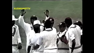300th Test Wicket for Malcolm Marshall