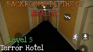 BACKROOMS DEPTHS OF REALITY - Level 5 (Terror Hotel) [Full Walkthrough] - Roblox