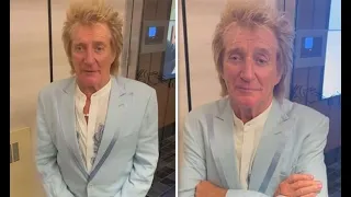 Rod Stewart addresses worried fans in health update after singer cancels gig last minute