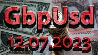 GBP USD. 12.07.2023. Прогноз форекс, разметка, сигналы на сегодня.