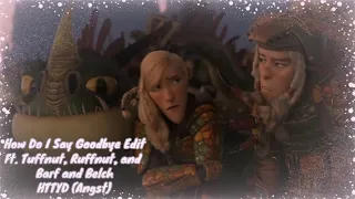 How Do I Say Goodbye Edit | Ft. Tuffnut, Ruffnut, and Barf and Belch |【HTTYD】(Spoilers) | Angst