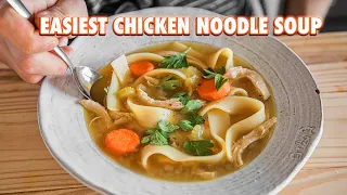 30 Minute Homemade Chicken Noodle Soup