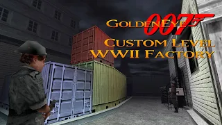 GoldenEye 007 N64 - WW2 Factory - 00 Agent (Custom level)