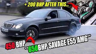 UPGRADED SUPERCHARGER PULLEY TAKES OUR MERCEDES E55 AMG TO **650BHP**