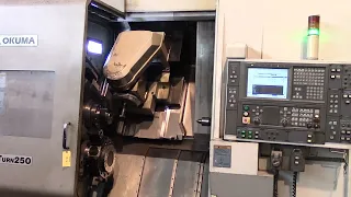 Okuma Macturn 250BB2S/1000 Big Bore 5 Axis CNC Turning Center w Live Milling For Sale