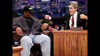 Natrone Means on Tonight Show with Jay Leno January 19, 1995 from NFL San Diego Chargers