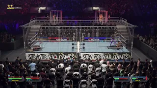 WWE 2K24 The Judgment Day vs The Bloodline (INTERGENDER WARGAMES Match)