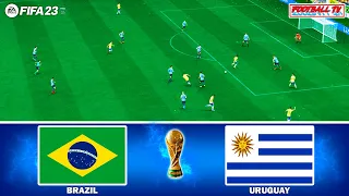 FIFA 23 - BRAZIL vs URUGUAY - FIFA WORLD CUP FINAL - FULL MATCH | PC GAMEPLAY 4K