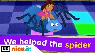 Dora and Friends | Sing Along: Spider Stomp | Nick Jr. UK