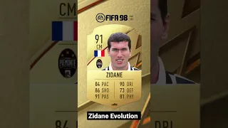 Zidane Evolution through FIFA 👀