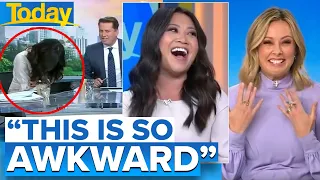 Funniest 'flirty' moments on live TV | Today Show Australia