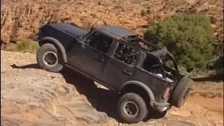 2021 Ford Bronco takes on Potato Salad Hill in Moab Utah