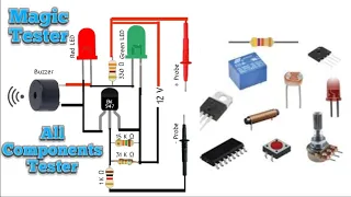 Make all component Tester using BC547 | Perfect Device for All | Magic Tester | with out Multimeter|