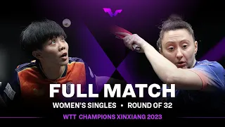 FULL MATCH | CHENG I-Ching vs Sofia POLCANOVA | WS R32 | #WTTXinxiang 2023