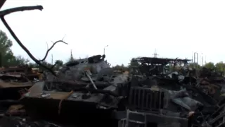 Артиллерия ВСУ разбила  российскую бронетехнику  ДНР, ЛНР, Украина