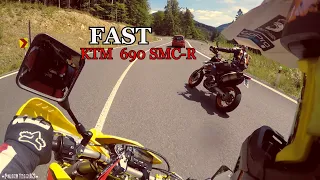 KTM 690 vs SUZUKI 400 - Streetrace [ RAW ]