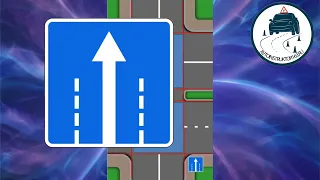Разбираем разницу дорожных знаков "Движение прямо" и "Направление движения по полосе".