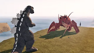 Showa Ebirah vs Showa Godzilla Battle | Kaiju Universe
