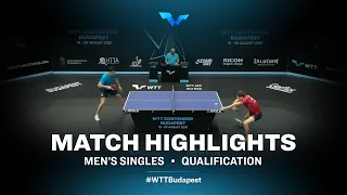 Benedek Olah vs Jiri Martinko | WTT Contender Budapest 2021 (Qual)