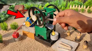 DIY tractor mini sugarcane juice machine science project|| @KeepVilla @sunfarming farmingengineering