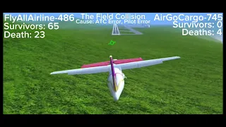 The Field Collision | Turboprop Flight Sinulator | TFS