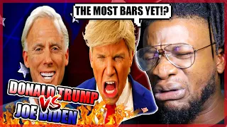 Donald Trump vs Joe Biden. Epic Rap Battles Of History (REACTION)