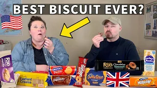 Americans Try British Biscuits for the First Time!