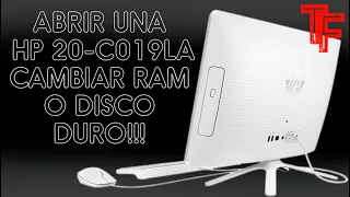 ✅ Cómo Quitar la Tapa Para Cambiar RAM o Disco Duro de Una HP 20-C019LA