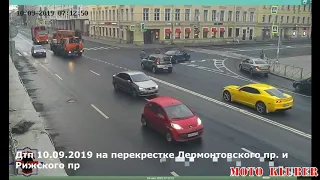 Мотоцикл ошибок не прощает  Жесткие аварии на мотоциклах ДТП №2