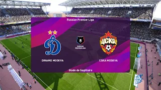 PES 2020 | Dynamo Moscow vs CSKA Moscow - Russian Premier Liga | 27/06/2020 | 1080p 60FPS