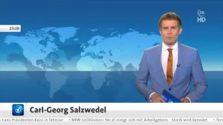 Tagesschau24 Nachrichten um 23 Uhr mit Carl-Georg Salzwedel (19.07.2022)