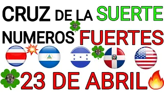 Cruz de la suerte y numeros ganadores para hoy 23 de Abril para la TICA, NICA, HONDURAS, DOMI Y NY