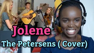 African Girl First Time Hearing Jolene - The Petersens