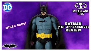 McFarlane DC Multiverse Batman First Appearance 7” Action Figure Review | McFarlane Toys #dc #batman