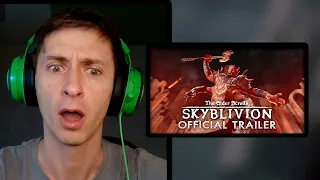 РЕАКЦИЯ MR.CAT на официальный трейлер SKYBLIVION.