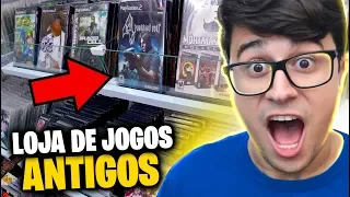 ACHEI UMA LOJA QUE VENDE JOGOS ANTIGOS E ATÉ JOGOS DE PS2 - A Casa do Videogame