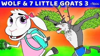 The Bad Wolf & Seven Little Goats 3 | Back to school | Tales in Hindi | बच्चों की नयी हिंदी कहानियाँ