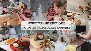 Собрали новую мебель в детской / Готовим  новогоднее Печенье /Много покупок  / Новогодние хлопоты