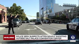 SLC police investigate fatal shooting, outside of the Salt Palace Convention Center