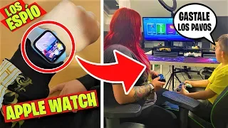 ESPIO A MI FAMILIA CON EL APPLE WATCH!!!  Y DESCUBRO QUE ME R0BAN LOS PAVOS EN FORTNITE