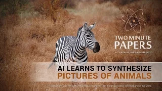 AI Learns to Synthesize Pictures of Animals | Two Minute Papers #152