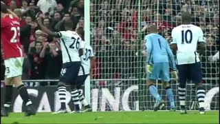 Manchester United vs Tottenham 0-0 Carling cup final 2009