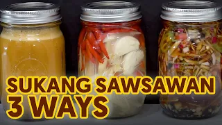 Sukang Sawsawan in 3 Ways | How to Make Spiced Vinegar Dipping Sauce