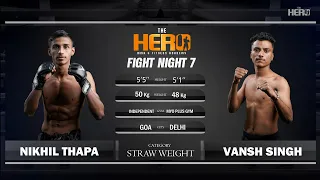 NIKHIL THAPA VS VANSH SINGH FULL FIGHT