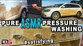 Satisfying Pure ASMR Muddy Pressure Washing! | Car Cleaning ASMR