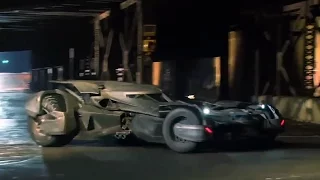 Batmobile Chase 'Batman v Superman' Behind The Scenes