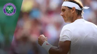 Rafael Nadal vs Juan Martin Del Potro QF Highlights | Wimbledon 2018
