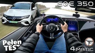 2023 Mercedes EQE350 4matic (292 KM) | Co oferuje najtańsza wersja EQE? Bateria 100 kWh.